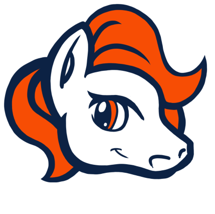 Denver Broncos Anime Logo fabric transfer